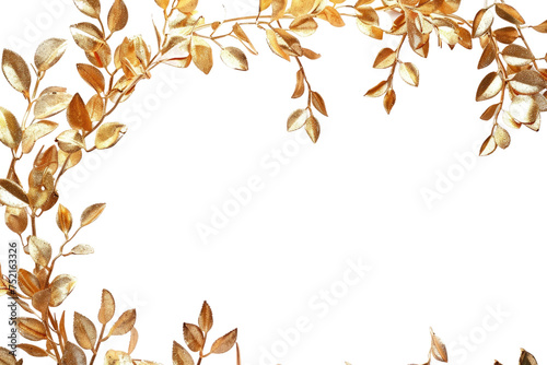 Celebrating Christmas with Shimmering Garland Isolated On Transparent Background
