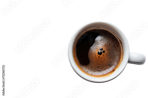 The Charm of a Coffee Cup Isolated On Transparent Background