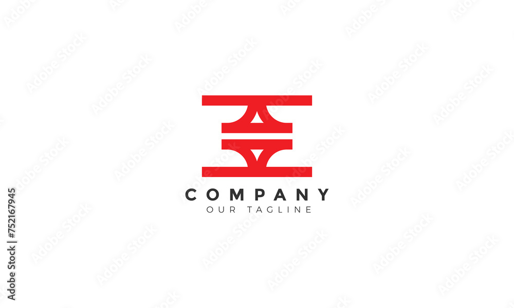 Obraz premium Abstract/elegant/geomatric logo design lead for company