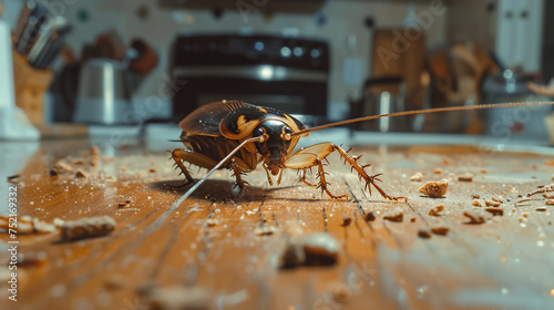 cockroaches in the kitchen © Vika art