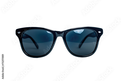 Black Frame Sunglasses Isolated On Transparent Background