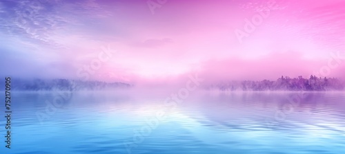 Tranquil pastel ponds reflecting spring blooms with soft ripples   abstract spring background © Ilja