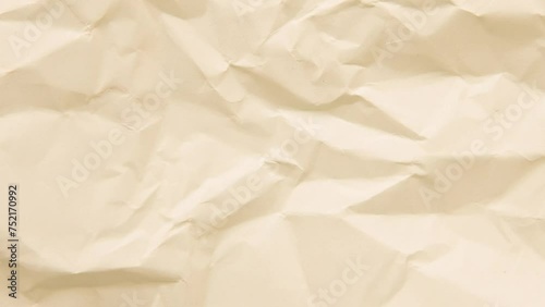 Paper Crumpled Motion Graphic Background