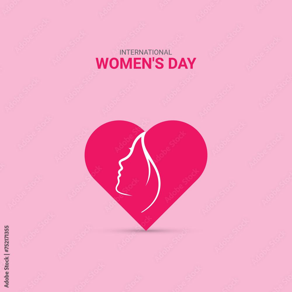 8 march, Happy women's Day, Women's freedom, women's creative design for social media banner, poster. 8 march, Happy women's Day, Women's freedom, women's creative design for social media banner, poster.