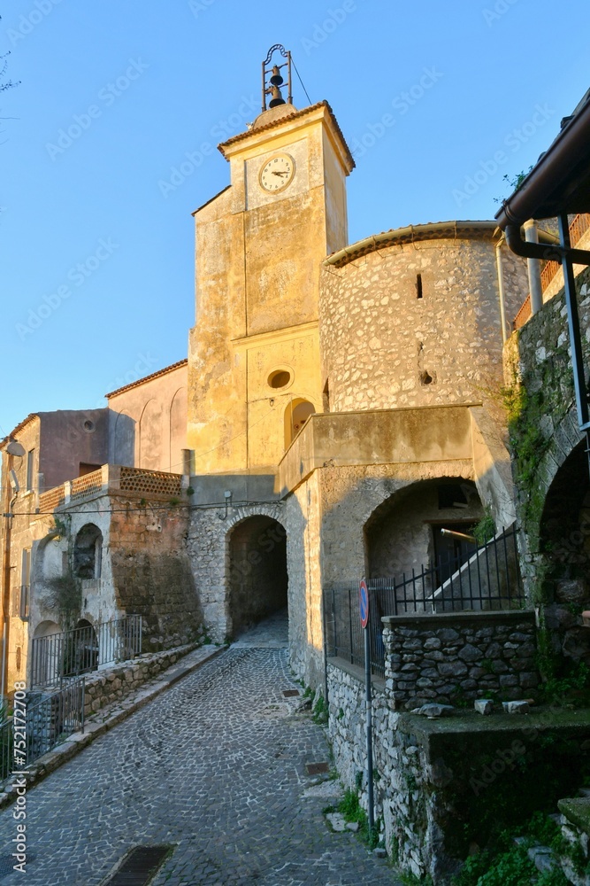 The Campania town of Riardo, Italy.