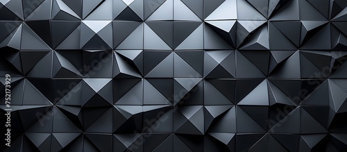 Black Triangles Art Wallpaper - Geometric Wall Background  To provide a sleek and contemporary backdrop for modern interiors  showcasing an artistic