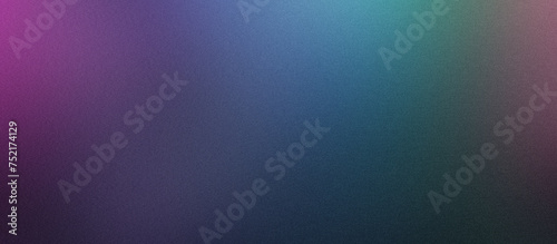 Purple, pink, blue and turquoise grainy gradient background, blurred color noise texture, banner design