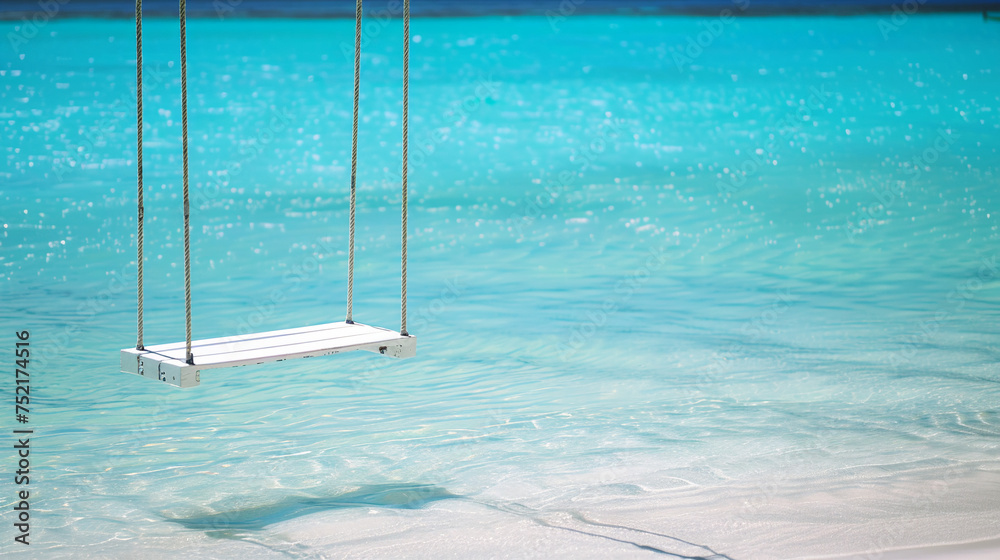 Obraz premium swing by the ocean