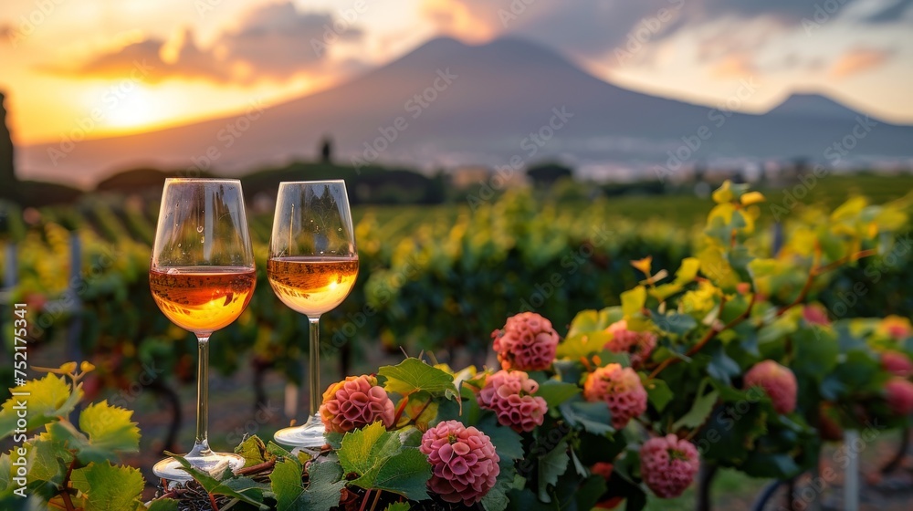 Wine Tasting in vineyard