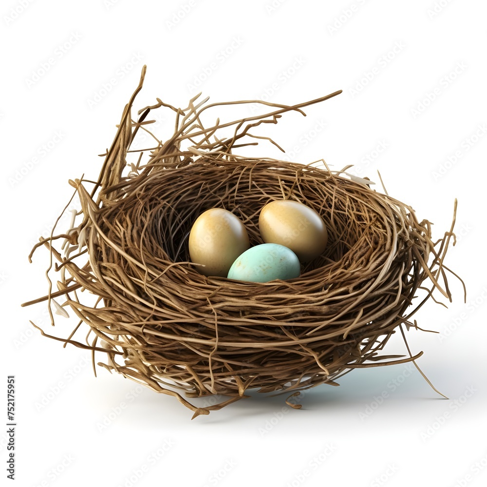 nest with eggs