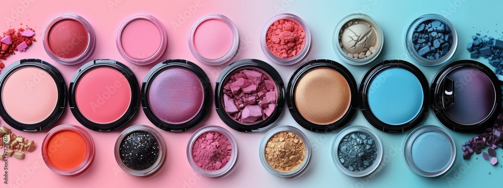 Vibrant Spectrum Exploring Cosmetic Hues and Tones.. Vibrant Spectrum Exploring Cosmetic Hues and Tones..