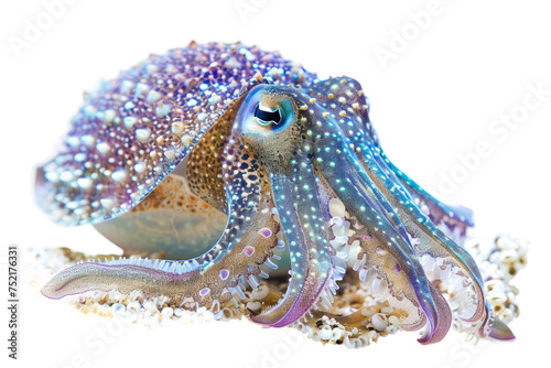 Cuttlefish Image isolated on transparent background