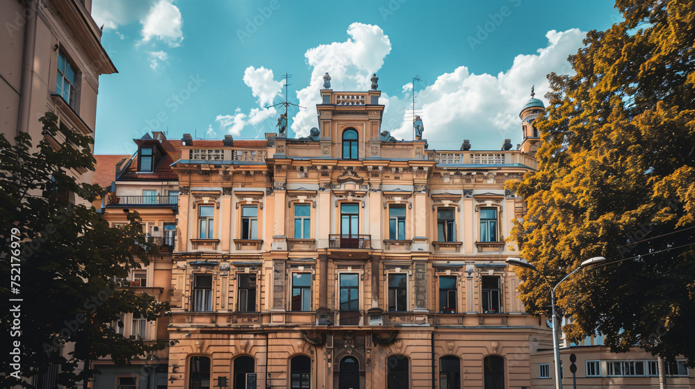 This is a view of officelding in Lublin City