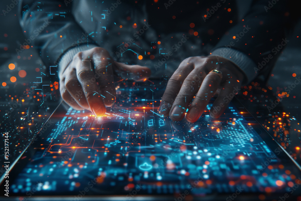 Cyber security, data protection information privacy internet technology concept. AI Generated Cyber security, data protection information privacy internet technology concept. AI Generated