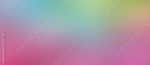 Blue  green and purple grainy gradient background  blurred color noise texture  banner design