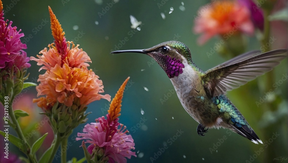 Fototapeta premium Enchanted Elegance Capturing the Grace of Nature's Dance