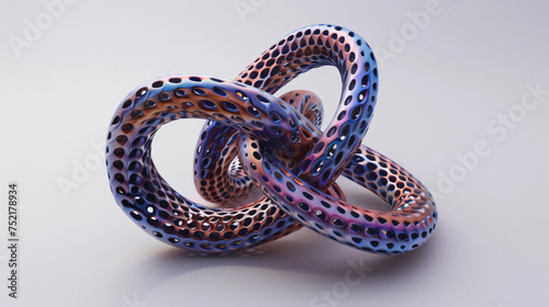 Torus knot. 3d