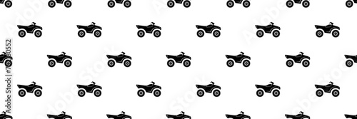 All Terrain Vehicle Icon Seamless Pattern Y_2207002