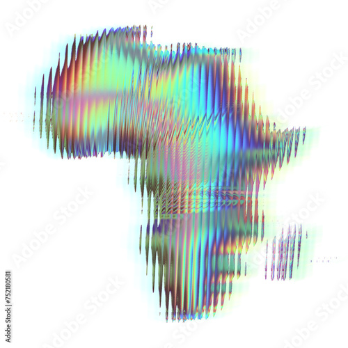 Kontinent Afrika chromatisch photo