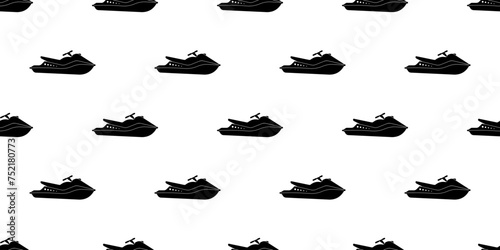 Water Scooter Icon Seamless Pattern Y_2207001