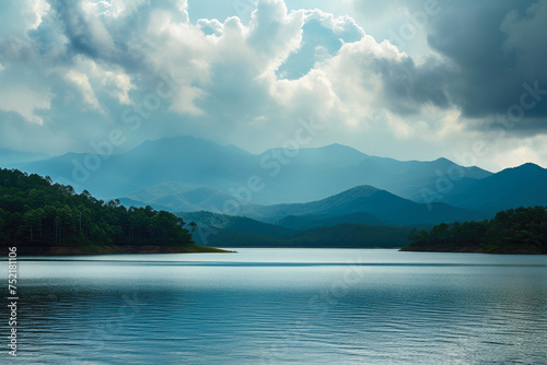 Serene Mountain Lake Escape