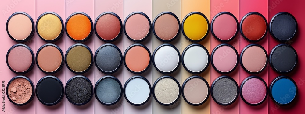 Vibrant Spectrum Exploring Cosmetic Hues and Tones.. Vibrant Spectrum Exploring Cosmetic Hues and Tones..