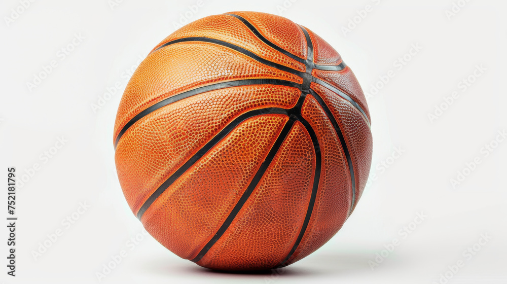 basketball ball on white background