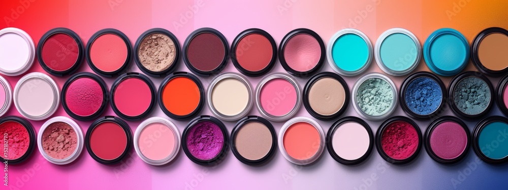Vibrant Spectrum Exploring Cosmetic Hues and Tones..