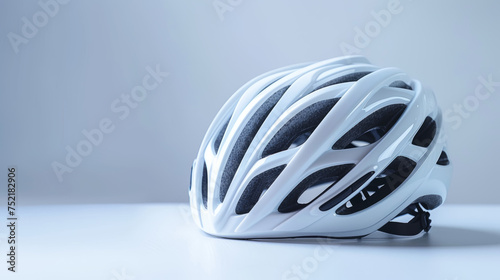 bike helmet on white background
