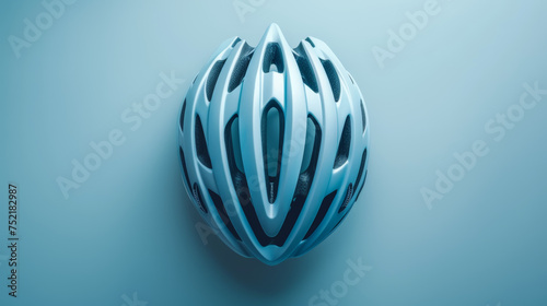 bike helmet on white background photo