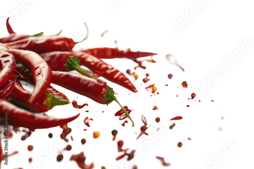 Fresh Red Pepper Isolated On Transparent Background