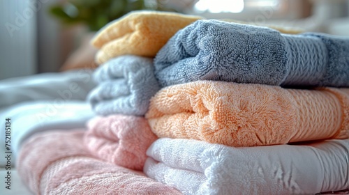 Stack of Pink Towels
