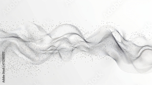 Vector abstract white futuristic background.