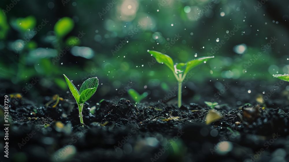 Beautiful view of green plant background Beautiful view of green plant background