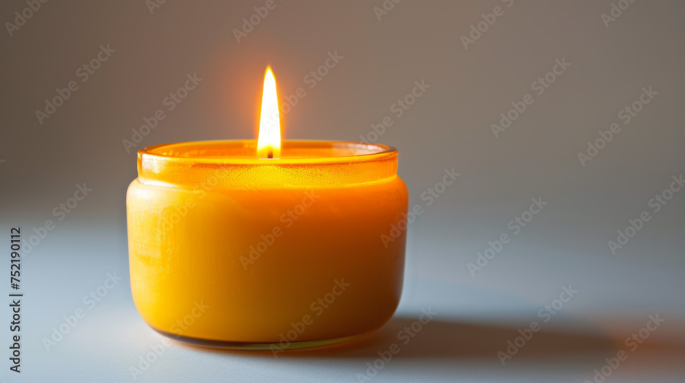 candle on white background candle on white background