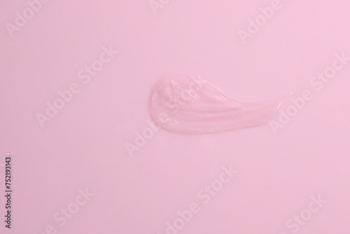 Transparent serum texture, cosmetic cream smash