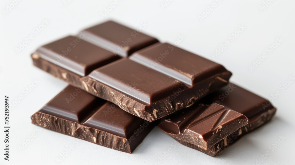 chocolate bar on white background chocolate bar on white background