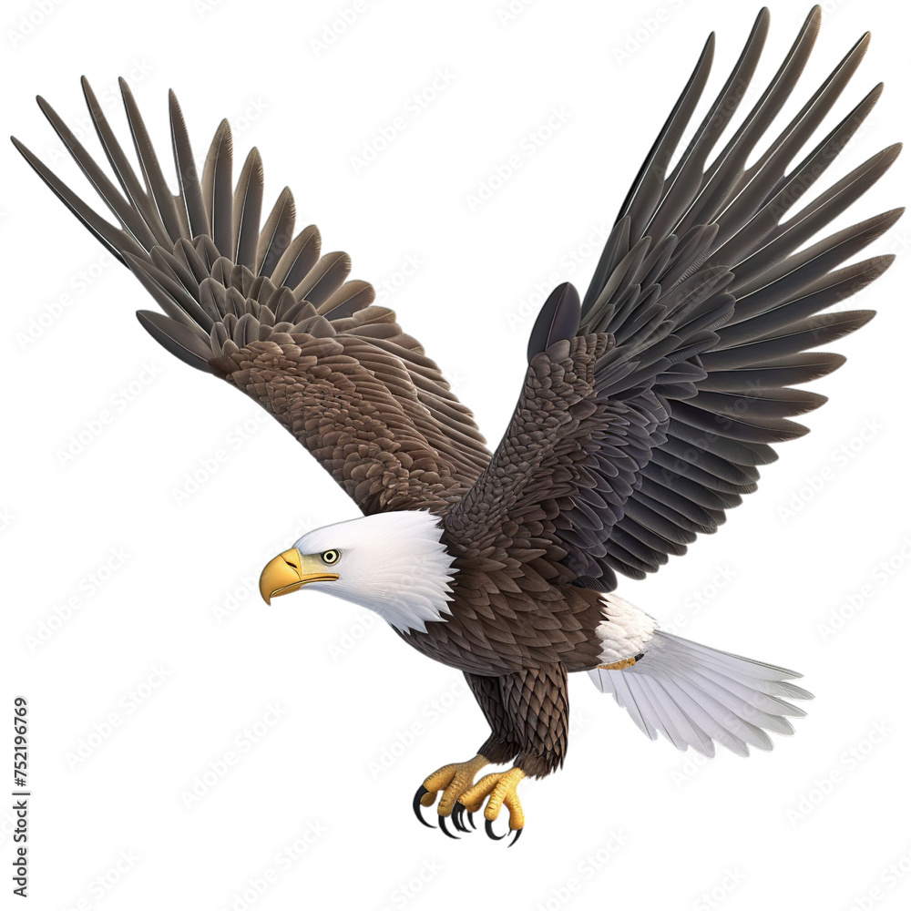 Obraz premium american bald eagle