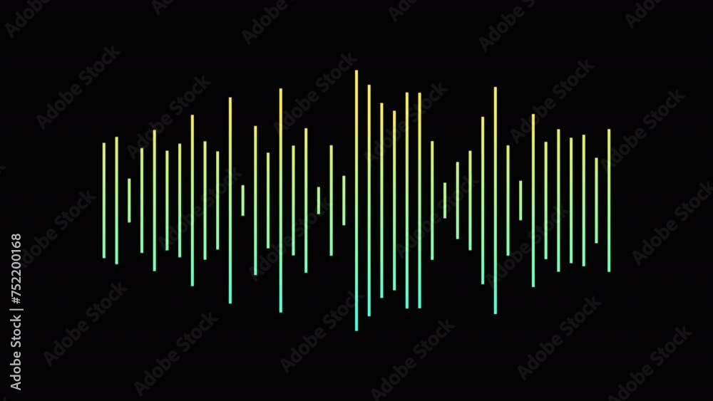Waveform Audio Spectrum Equalizer Animation Waveform Audio Spectrum Equalizer Animation