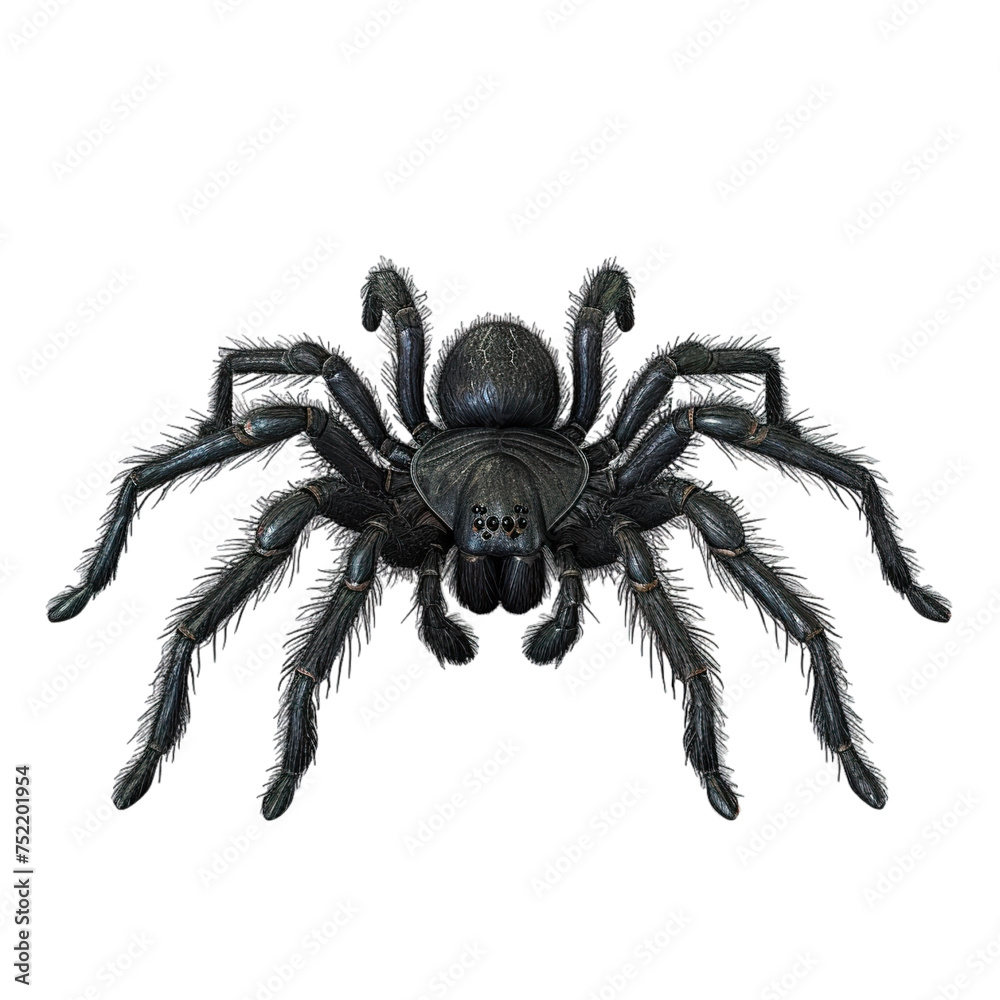Fototapeta premium spider isolated on white background