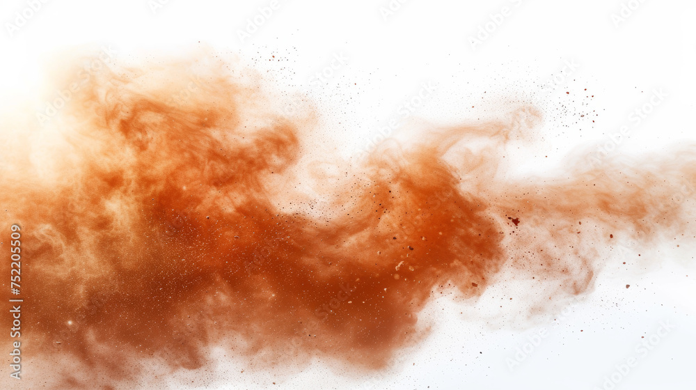 dust on white background dust on white background