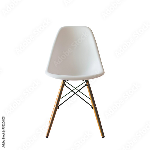 white chair isolated on transparent background