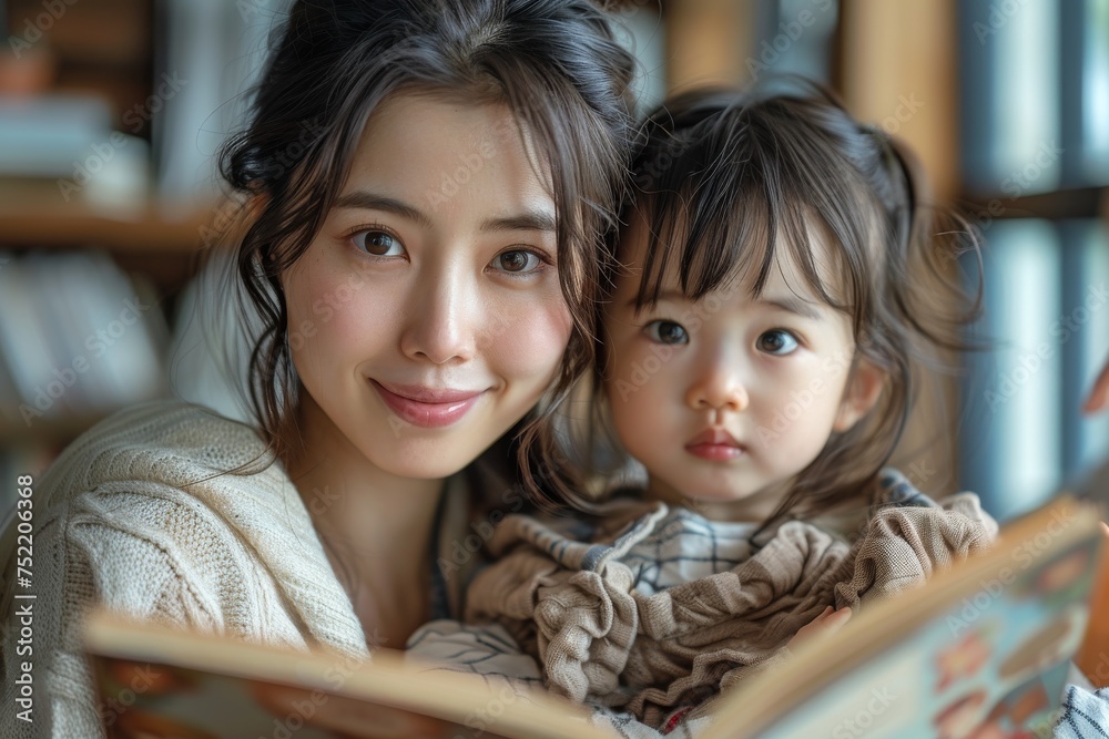 Detailed image showing a close encounter of two individuals deeply engrossed in reading a shared book Detailed image showing a close encounter of two individuals deeply engrossed in reading a shared book