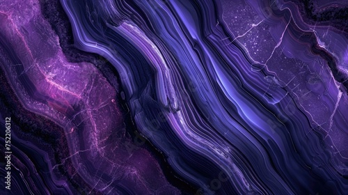 Abstract purple agate stone background with wavy patterns