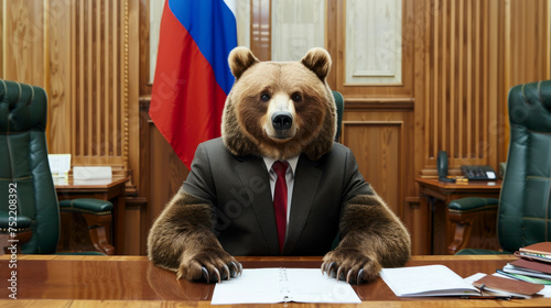 Bear as an unpredictable, dangerous leader