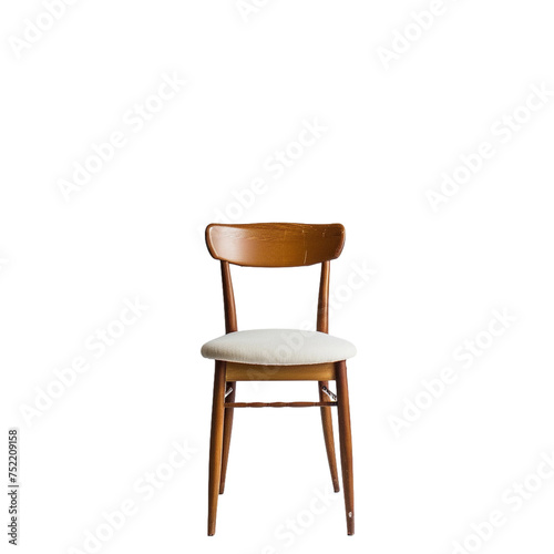 modern chair isolated on transparent background