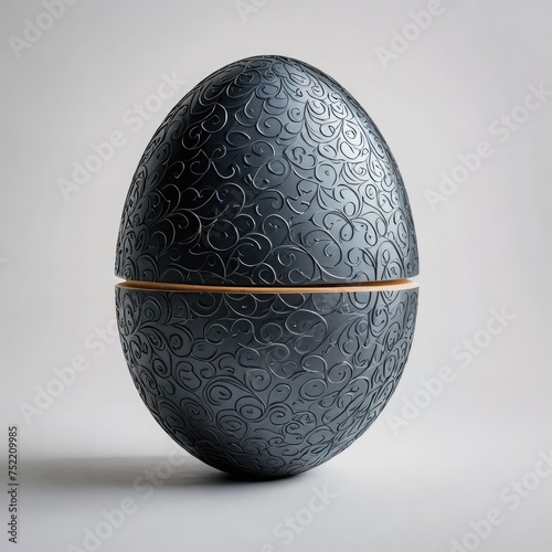 easter egg isolated on white 