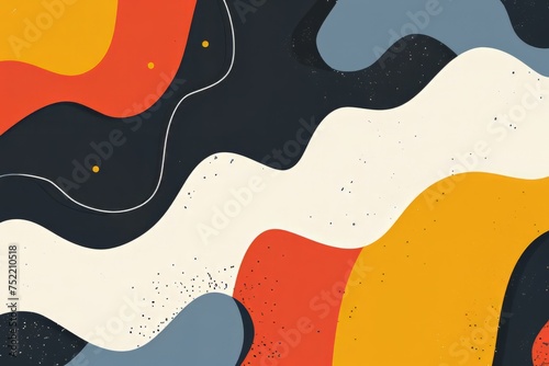 Wallpaper Mural Abstract wave colorful background Torontodigital.ca