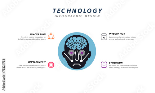 Technology Infographic Vector Illustration photo