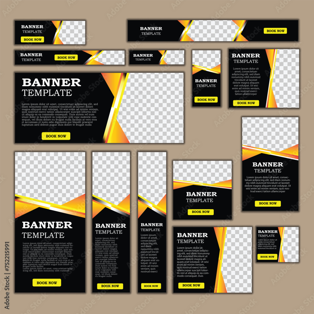 Web banner design, web banner template, corporate web banner, public marketing web banner design, modern web banner with vector, web design tutorials, 